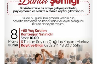 Menteşe'de 60 yaş üstü için bahar şenliği