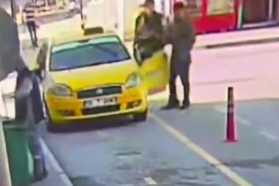 Taksisini götürmeye kalkışan kişiyi peşinden koşup yakaladı
