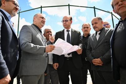 Yeşilyurt'ta deprem konutları için çalışmalar devam ediyor