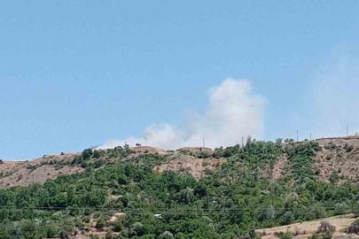 Elazığ’da arazi yangını