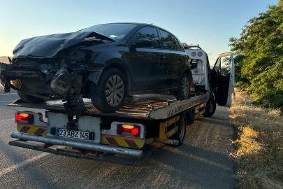 Elazığ’da otomobil şarampole uçtu: 1 yaralı