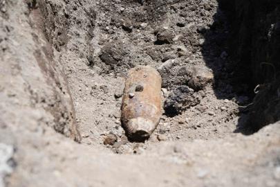 Erzurum’da kanalizasyon hattı kazısında mühimmat paniği
