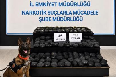 Hakkari’de aranan şahıs 45 kilo uyuşturucuyla yakalandı