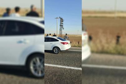 Şanlıurfa’da elektrik akımına kapılan şahıs direğe asılı kaldı
