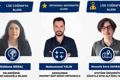 Bilim Olimpiyatları’nda Erzurum başarısı