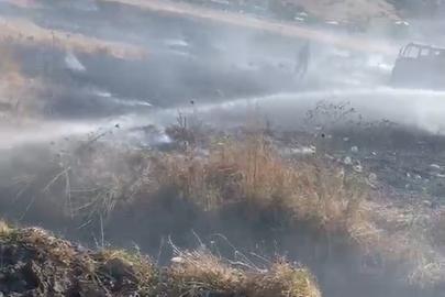 Elazığ’da arazi yangını