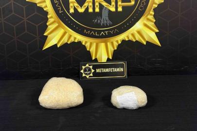 Malatya’da 1 kilo 769 gram metamfetamin ele geçirildi