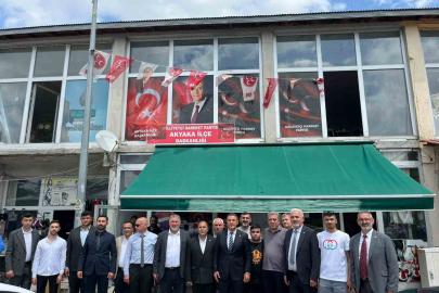 MHP Akyaka’da güven tazeledi: Erhan Aktaş yeniden ilçe başkanı seçildi