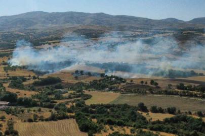Elazığ’da anız ve bahçe yangını