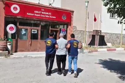 Hakkari’de 20 yıl 7 ay hapis cezası bulunan firari yakalandı