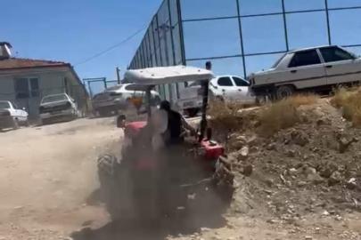 Hayvan otlatma kavgasında can pazarı: Tartıştığı kişilerin üzerine traktör sürdü