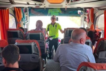 Kars’ta şehirler arası yollarda trafik denetimleri sürüyor