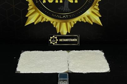 Malatya’da 900 gram metamfetamin ele geçirildi: 1 şüpheli tutuklandı