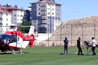 Malatya’da ambulans helikopter 58 yaşındaki hasta için havalandı