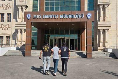 Muş’ta 10 yıl 5 ay kesinleşmiş hapis cezası bulunan şahıs yakalandı