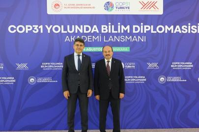Rektör Çakmak, "COP31 Yolunda Bilim Diplomasisi: Akademi Lansmanı" Programına Katıldı