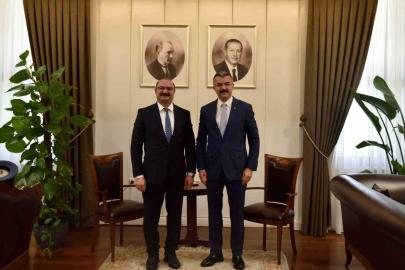 Rektör Hacımüftüoğlu’ndan MGK Genel Sekreteri Okay Memiş’e ziyaret