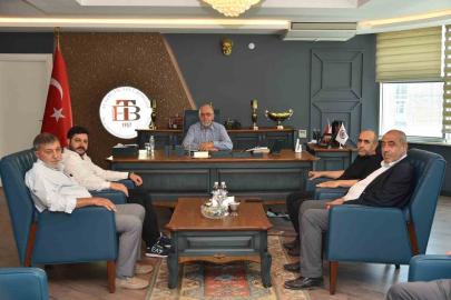 Şenol Arslan, Başkan Dumandağ ile bir araya geldi