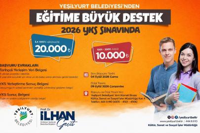 Yeşilyurt Belediyesi’nden eğitime destek
