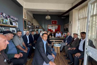 Arpaçay’da Kaymakam Güvenç ve Başkan Elma muhtarlarla buluştu
