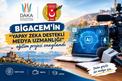 BİGACEM’in "Yapay Zeka Destekli Medya Uzmanlığı" eğitim projesi onaylandı