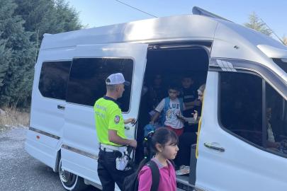 Çemişgezek’te eğitim yılının ilk gününde öğrenci servislerine sıkı denetim