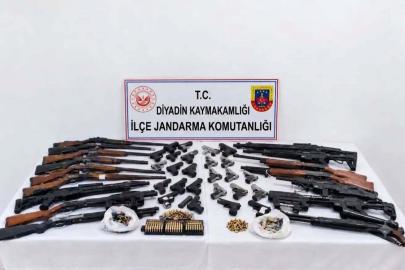 Diyadin’de silah kaçakçılığına büyük darbe: 28 adrese eş zamanlı operasyon