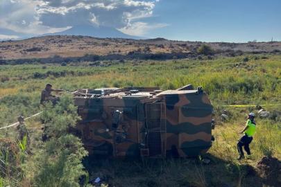 Iğdır’da askeri araç devrildi: 1 şehit, 2 yaralı