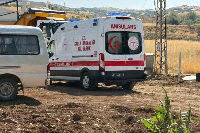 Kamyonun üzerinden düşen şahıs yaralandı