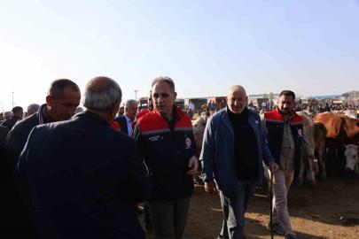 Kars Hayvan Pazarı’nda sıkı denetim: Hayvan hareketliliğine sağlık ve güvenlik filtresi