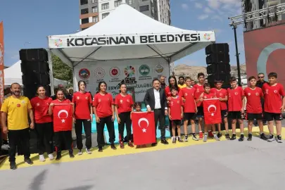 Kayseri Kocasinan'da 75'inci Erva Spor Okulu hizmete açıldı