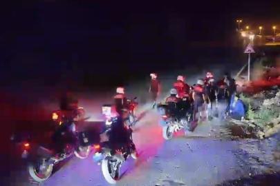 Malatya’da motosikletli polislerden asayiş uygulaması