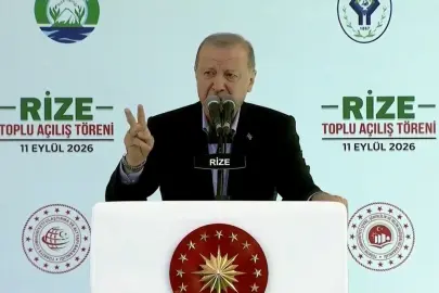 Rize’de 10 milyar liralık yatırıma Cumhurbaşkanı Erdoğan'dan toplu açılış