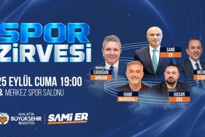 Sporun Zirvesi Malatya’da gerçekleştirilecek