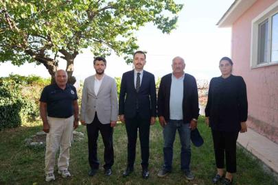 Üzümlü’de Kıbrıs gazisine ziyaret
